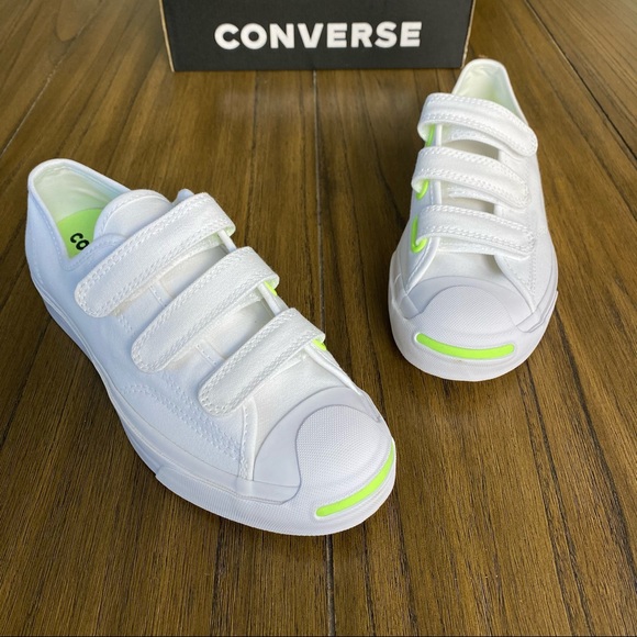 Converse Jack Purcell Velcro White 